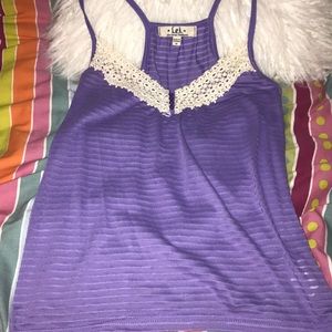 Purple tank top